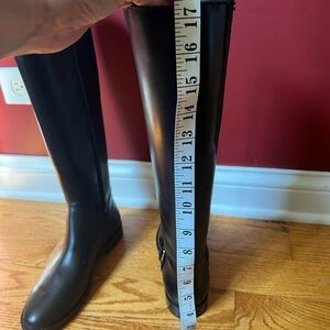 Banana Republic Black Leather Riding Boots size 8